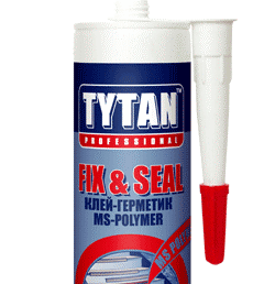 TYTAN Professional (Титан) FixSeal Клей-герметик MS-Polymer, белый (290мл) TYTAN Professional (Титан) FixSeal Клей-герметик MS-Polymer, белый (290мл)