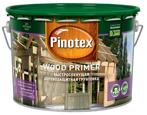 PINOTEX WOOD PRIMER (Пинотекс Вуд Праймер) - быстросохнущая грунтовка для деревянных поверхностей PINOTEX WOOD PRIMER (Пинотекс Вуд Праймер) - быстросохнущая грунтовка для деревянных поверхностей