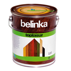 BELINKA TOPLASUR (БЕЛИНКА ТОПЛАЗУРЬ) — краска-лазурь для декоративной отделки и защиты древесины