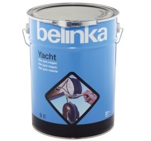 BELINKA YACHT (БЕЛИНКА Яхтный) - лак лодочный для деревянных поверхностей, полуматовый