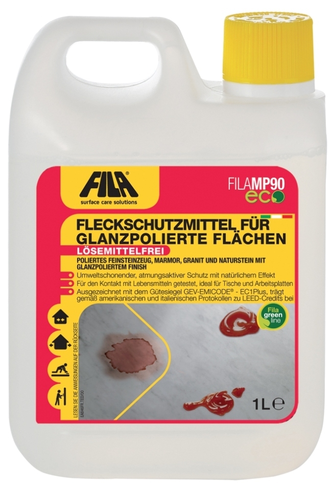 FILA MP90 ECO PLUS защитное средство от пятен для натурального камня и шлифованного керамогранита FILA MP90 ECO PLUS защитное средство от пятен для натурального камня и шлифованного керамогранита