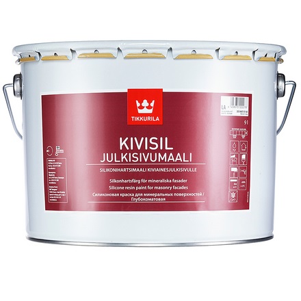 KIVISIL (КИВИСИЛ ТИККУРИЛА) - водоразбавляемая фасадная краска на силиконовой основе, базис LA KIVISIL (КИВИСИЛ ТИККУРИЛА) - водоразбавляемая фасадная краска на силиконовой основе, базис LA