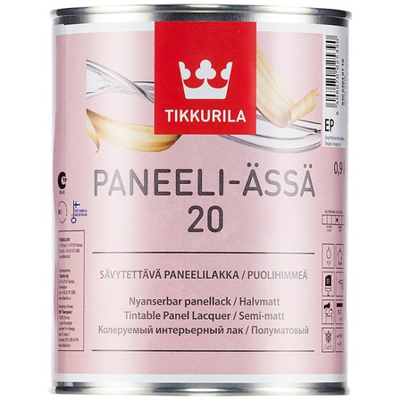 PANEELI-ASSA 20 (ПАНЕЛИ-ЯССЯ 20) - лак полуматовый интерьерный для дерева PANEELI-ASSA 20 (ПАНЕЛИ-ЯССЯ 20) - лак полуматовый интерьерный для дерева