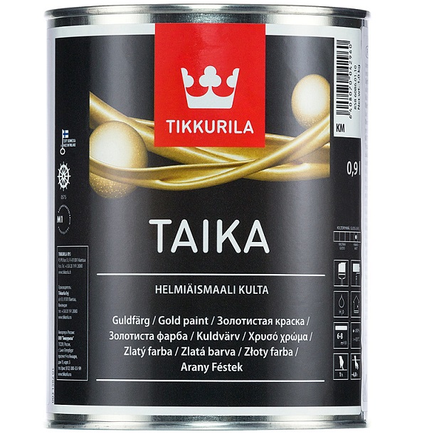 TAIKA (ТАЙКА ТИККУРИЛА) - золотистая перламутровая кроющая краска, базис КМ TAIKA (ТАЙКА ТИККУРИЛА) - золотистая перламутровая кроющая краска, базис КМ