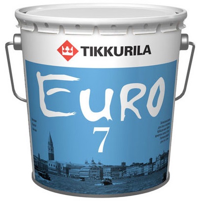 EURO 7 (ЕВРО 7) водоэмульсионная краска для стен и потолков, базис А EURO 7 (ЕВРО 7) водоэмульсионная краска для стен и потолков, базис А