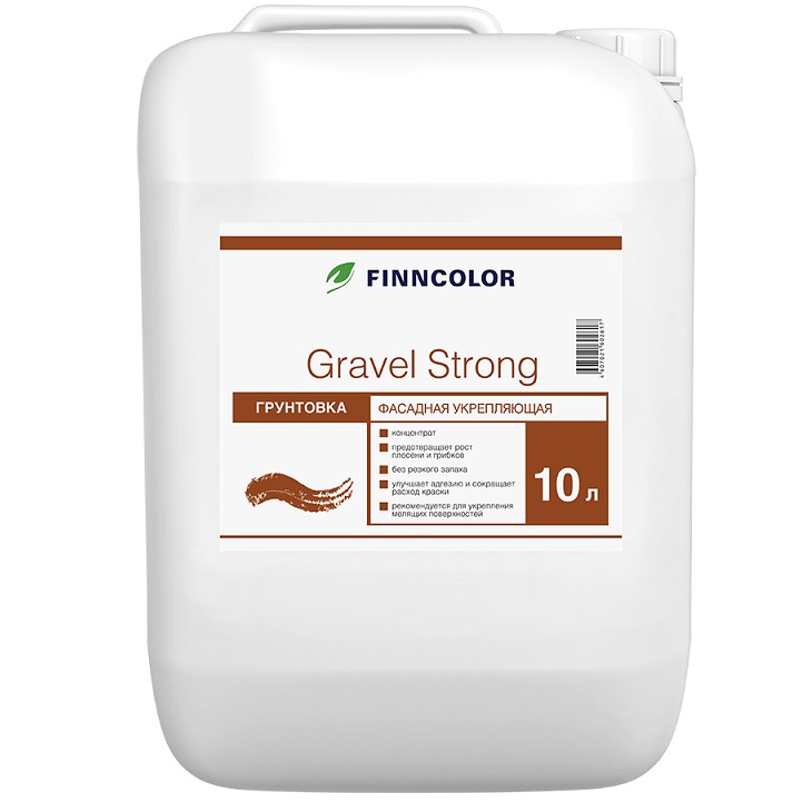 GRAVEL STRONG (ГРАВЕЛ СТРОНГ) - фасадная укрепляющая грунтовка (концентрат 1:1,5) GRAVEL STRONG (ГРАВЕЛ СТРОНГ) - фасадная укрепляющая грунтовка (концентрат 1:1,5)