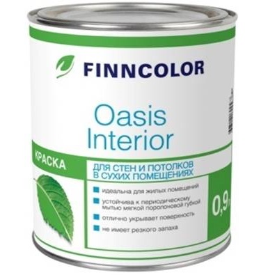 OASIS Interior (ОАЗИС ИНТЕРИОР) Краска водно-дисперсионная для стен и потолков  OASIS Interior (ОАЗИС ИНТЕРИОР) Краска водно-дисперсионная для стен и потолков