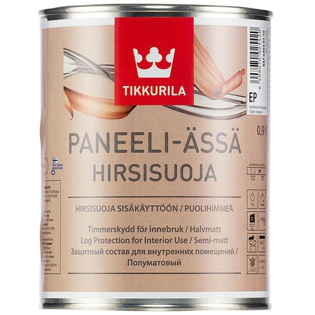 PANEELI-ASSA HIRSISUOJA (ПАНЕЛИ-ЯССЯ Защитный Состав ТИККУРИЛА) - полуматовая акрилатная защита для древесины PANEELI-ASSA HIRSISUOJA (ПАНЕЛИ-ЯССЯ Защитный Состав ТИККУРИЛА) - полуматовая акрилатная защита для древесины