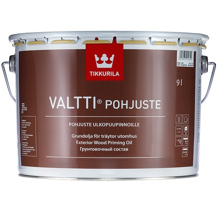 VALTTI-POHJUSTE (Валтти-Похъюсте ТИККУРИЛА) — грунтовочный антисептик для защиты древесины VALTTI-POHJUSTE (Валтти-Похъюсте ТИККУРИЛА) — грунтовочный антисептик для защиты древесины