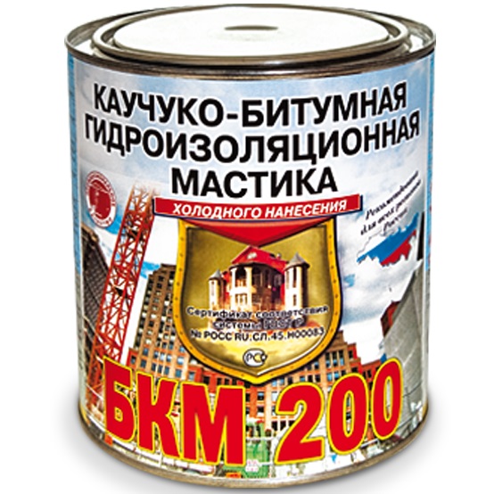 БКМ-200 - мастика каучуко-битумная для гидроизоляционной и антикоррозионной защиты БКМ-200 - мастика каучуко-битумная для гидроизоляционной и антикоррозионной защиты
