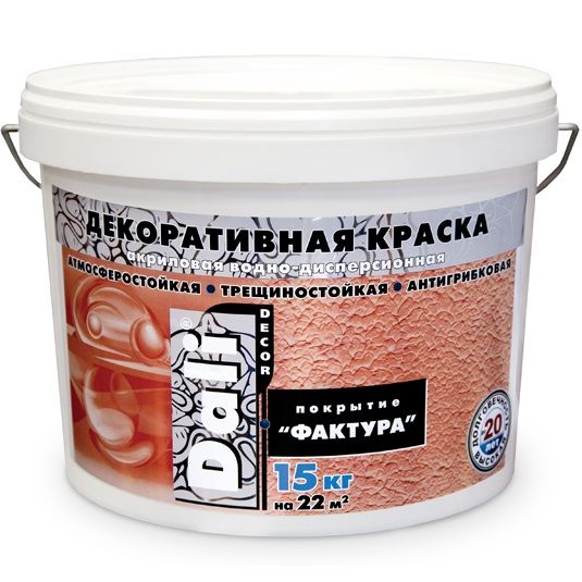 DALI-DECOR (ДАЛИ ДЕКОР) ФАКТУРА - декоративная краска акриловая атмосферостойкая DALI-DECOR (ДАЛИ ДЕКОР) ФАКТУРА - декоративная краска акриловая атмосферостойкая