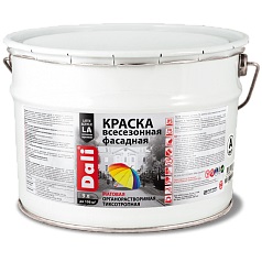 DALI (ДАЛИ) Краска Всесезонная Фасадная - акриловая на органическом растворителе, базис А DALI (ДАЛИ) Краска Всесезонная Фасадная - акриловая на органическом растворителе, базис А