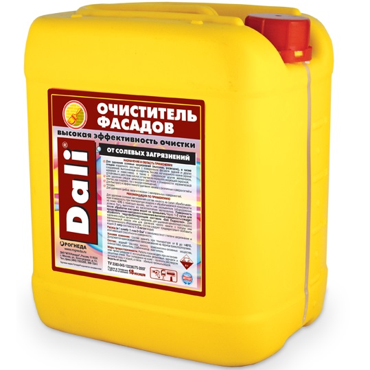 DALI (ДАЛИ) Очиститель фасадов для минеральных поверхностей от солевых загрязнений DALI (ДАЛИ) Очиститель фасадов для минеральных поверхностей от солевых загрязнений