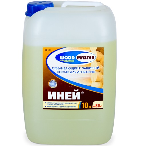 WOODMASTER ИНЕЙ - отбеливающий и защитный состав для древесины WOODMASTER ИНЕЙ - отбеливающий и защитный состав для древесины