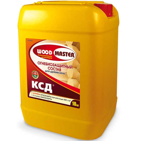 WOODMASTER КСД - огнебиозащитный пропиточный состав для древесины и тканей WOODMASTER КСД - огнебиозащитный пропиточный состав для древесины и тканей