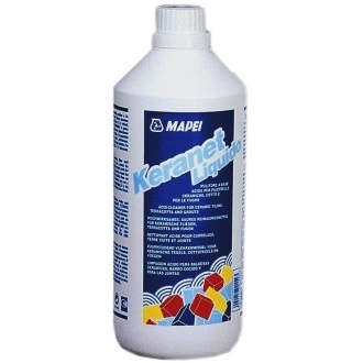 Keranet (MAPEI) кислотосодержащий очиститель цементных остатков и подтеков, жидкий