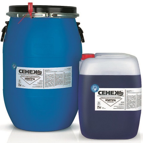 СЕНЕЖ ИМПРА — концентрированный невымываемый антисептик без хрома для глубокой пропитки древесины СЕНЕЖ ИМПРА — концентрированный невымываемый антисептик без хрома для глубокой пропитки древесины