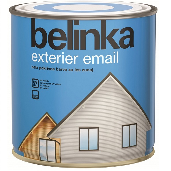 BELINKA EXTERIER EMAIL (БЕЛИНКА ЭКСТЕРИЕР ЭМАЛЬ) - укрывная эмаль на водной основе для защиты древесины снаружи