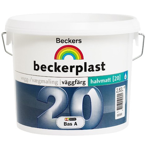 BECKERPLAST 20 (BECKERS) - полуматовая моющаяся краска для стен и потолков BECKERPLAST 20 (BECKERS) - полуматовая моющаяся краска для стен и потолков