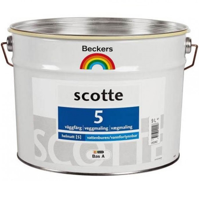 SCOTTE 5 (BECKERS) - матовая краска для стен и потолков SCOTTE 5 (BECKERS) - матовая краска для стен и потолков