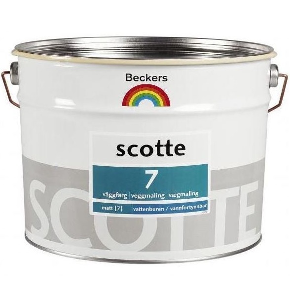 SCOTTE 7 (BECKERS) - матовая краска для стен и потолков SCOTTE 7 (BECKERS) - матовая краска для стен и потолков