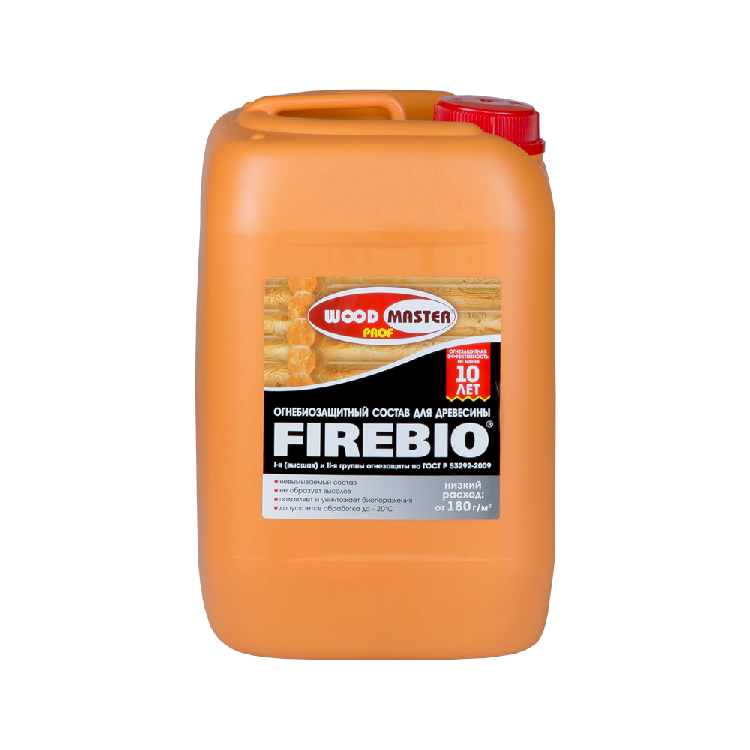 WOODMASTER PROF FIREBIO (ПИРЕКС Огнебио ПРОФ) огнебиозащита древесины (1-я группа) WOODMASTER PROF FIREBIO (ПИРЕКС Огнебио ПРОФ) огнебиозащита древесины (1-я группа)
