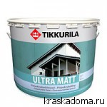 УЛЬТРА МАТ краска для защиты и окраски наружных деревянных поверхностей (Тиккурила)