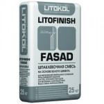 LITOFINISH FASAD - шпатлевка финишная цементная для внутренних и наружных работ LITOFINISH FASAD - шпатлевка финишная цементная для внутренних и наружных работ