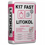 LITOKOL K17 FAST - быстротвердеющая клеевая смесь для укладки керамической плитки LITOKOL K17 FAST - быстротвердеющая клеевая смесь для укладки керамической плитки