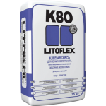 LITOFLEX K80 - эластичный высокоадгезионный цементный клей для керамогранита LITOFLEX K80 - эластичный высокоадгезионный цементный клей для керамогранита