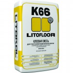 LITOFLOOR K66 - клеевая смесь на цементной основе для толстослойной укладки напольной плитки LITOFLOOR K66 - клеевая смесь на цементной основе для толстослойной укладки напольной плитки