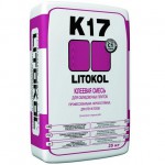LITOКOL K17 - клеевая смесь для укладки керамических плиток на пол и стены LITOКOL K17 - клеевая смесь для укладки керамических плиток на пол и стены