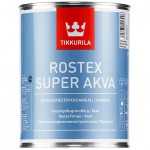 ROSTEX SUPER AQUA (РОСТЕКС СУПЕР АКВА ТИККУРИЛА) - противокоррозионная грунтовка для металлических поверхностей, темно-серая ROSTEX SUPER AQUA (РОСТЕКС СУПЕР АКВА ТИККУРИЛА) - противокоррозионная грунтовка для металлических поверхностей, темно-серая
