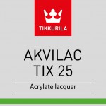 AKVILAC TIX 25 (АКВИЛАК ТИКС 25 ТИККУРИЛА) - водоразбавляемый акрилатный полуматовый лак AKVILAC TIX 25 (АКВИЛАК ТИКС 25 ТИККУРИЛА) - водоразбавляемый акрилатный полуматовый лак