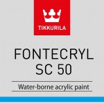 FONTECRYL SC 50 (ФОНТЕКРИЛ СЦ 50 ТИККУРИЛА) - полуглянцевая быстровысыхающая алкидно-акриловая краска, базис FAL FONTECRYL SC 50 (ФОНТЕКРИЛ СЦ 50 ТИККУРИЛА) - полуглянцевая быстровысыхающая алкидно-акриловая краска, базис FAL
