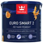 EURO SMART 2 (ЕВРО СМАРТ 2 ТИККУРИЛА) - интерьерная краска для стен и потолка EURO SMART 2 (ЕВРО СМАРТ 2 ТИККУРИЛА) - интерьерная краска для стен и потолка