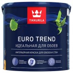 EURO TREND (ЕВРО ТРЕНД ТИККУРИЛА) - матовая водно-дисперсионная краска для стен и обоев, базис А EURO TREND (ЕВРО ТРЕНД ТИККУРИЛА) - матовая водно-дисперсионная краска для стен и обоев, базис А