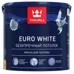 EURO WHITE (ЕВРО УАЙТ ТИККУРИЛА) - глубокоматовая водно-дисперсионная краска для потолка EURO WHITE (ЕВРО УАЙТ ТИККУРИЛА) - глубокоматовая водно-дисперсионная краска для потолка