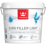EURO FILLER LIGHT (ЕВРО ФИЛЛЕР ЛАЙТ ТИККУРИЛА) - легкая шпатлевка для стен и потолка EURO FILLER LIGHT (ЕВРО ФИЛЛЕР ЛАЙТ ТИККУРИЛА) - легкая шпатлевка для стен и потолка