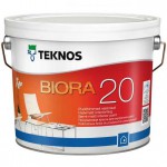 BIORA 20 TEKNOS (БИОРА 20) - полуматовая краска для стен и потолка, база 3 BIORA 20 TEKNOS (БИОРА 20) - полуматовая краска для стен и потолка, база 3