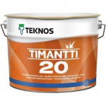 TIMANTTI 20 TEKNOS (ТИМАНТИ 20) - полуматовая акрилатная краска для стен и потолков, база 3 TIMANTTI 20 TEKNOS (ТИМАНТИ 20) - полуматовая акрилатная краска для стен и потолков, база 3