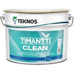 TIMANTTI CLEAN TEKNOS (ТИМАНТИ КЛИН) - полуматовая антимикробная краска с серебром, база 3 TIMANTTI CLEAN TEKNOS (ТИМАНТИ КЛИН) - полуматовая антимикробная краска с серебром, база 3